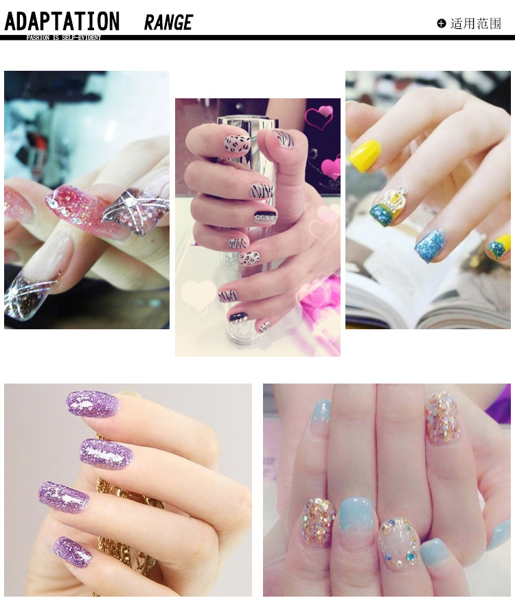 A cross-border bestseller, a pack of 1,440 pieces of crystal glass flat-bottomed diamond nail polish water diamonds, colorful round diy jewelry accessories pic 23