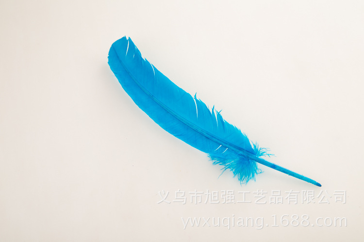 供应工艺小直式羽毛 羽毛批发 义乌diy羽毛火鸡毛大飘羽毛详情19