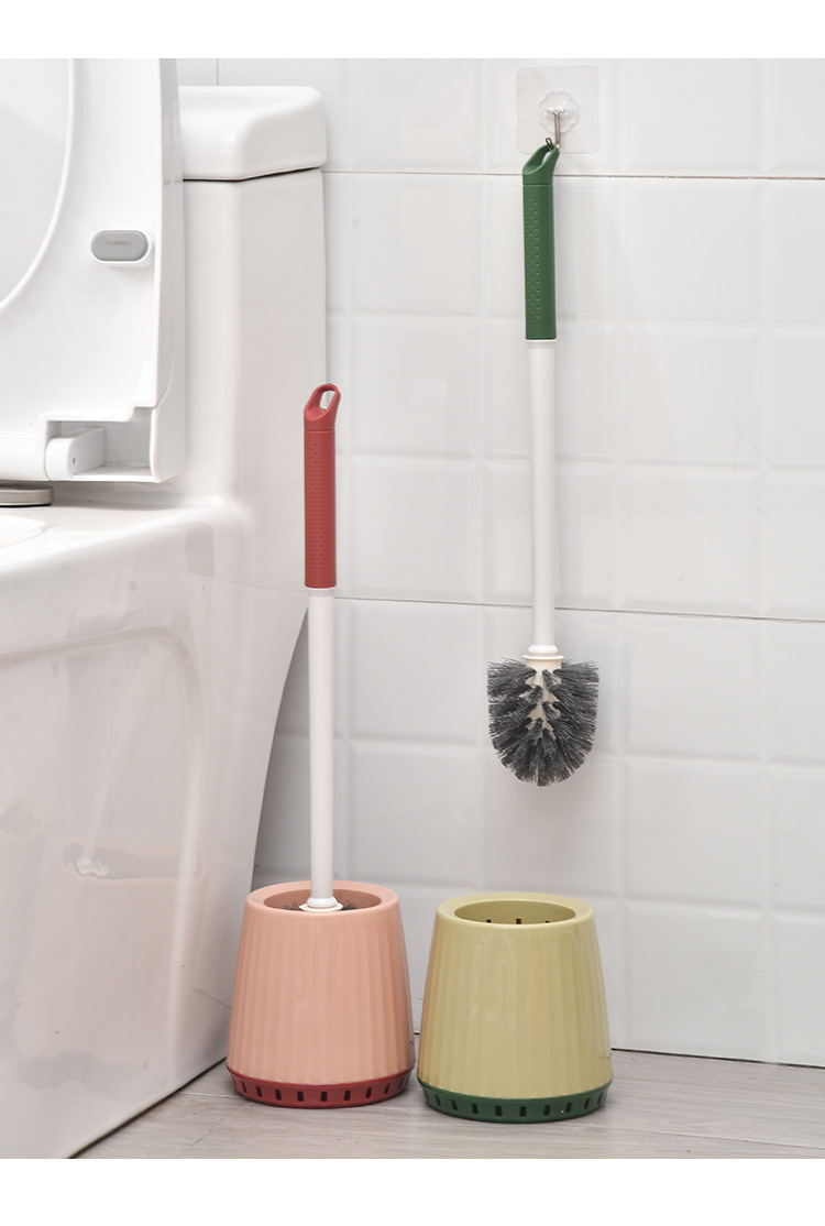 8257壁挂清洁刷套装马桶刷无死角挂墙式家用卫生间免打孔厕所刷子批发详情6