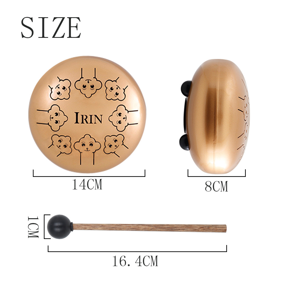 IRIN镂空5.5寸空灵鼓钢舌鼓成人儿童初学打击乐梵音鼓忘忧鼓批发详情3