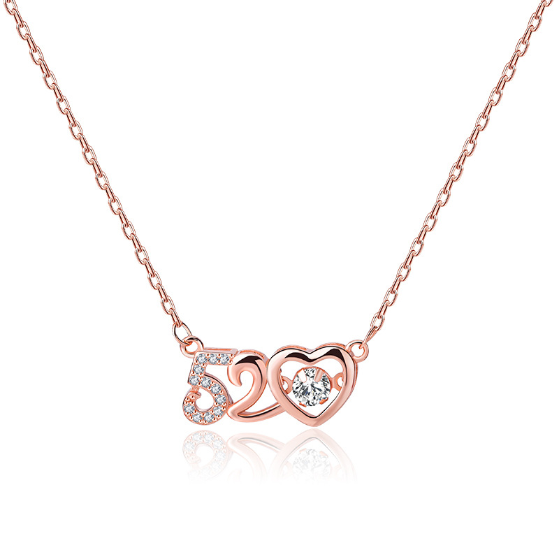A high-quality imitation D-color moissanite four-leaf clover female pendant with eight hearts and eight arrows from a live-streaming product by a popular influencer on Kuaishou and Douyin pic 7