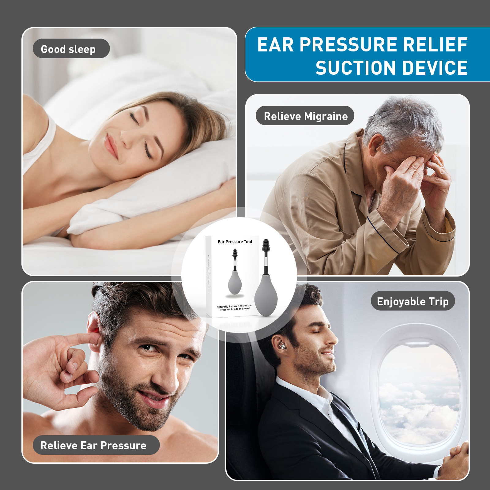 The cross-border new product ZOK ear pressure device relieves the internal pressure of the ears and is suitable for motion sickness during flights pic 8