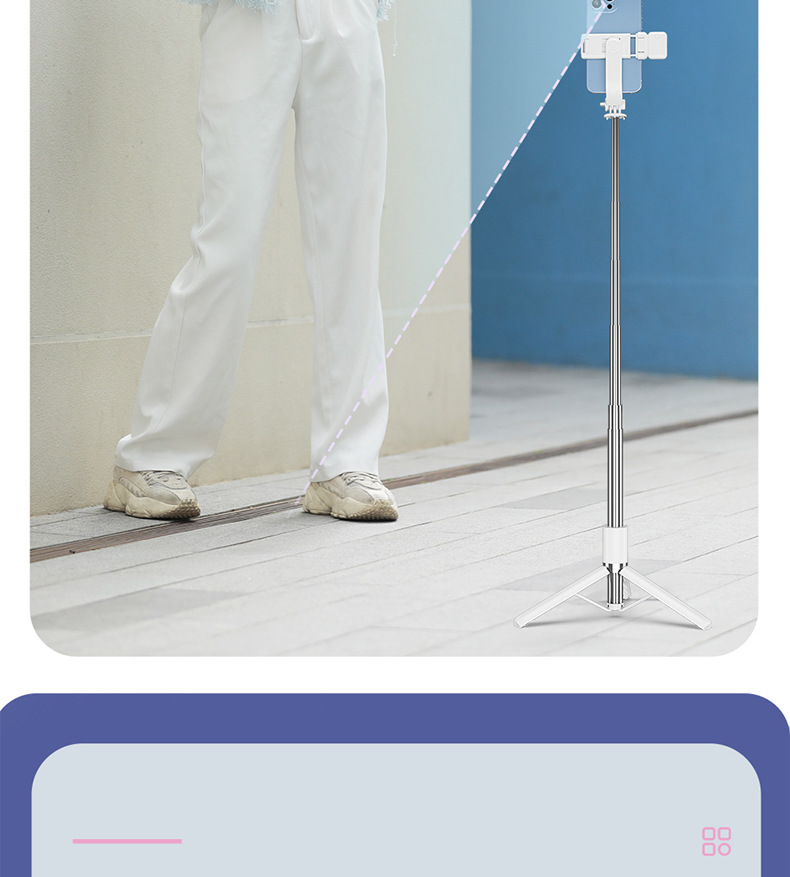 Mobile phone, selfie stick, Bluetooth, Douyin, live streaming, all-in-one retractable portable camera, photography stand, tripod, universal pic 26