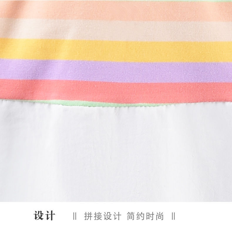 2023年新款女童连衣裙夏季新款洋气纯棉薄款夏天短袖女孩儿童裙子详情18