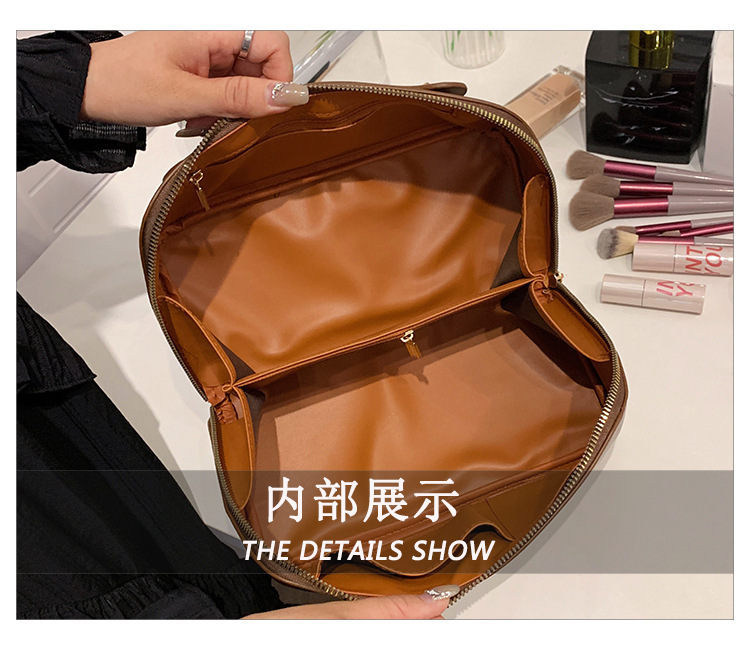 化妆包女大容量高级感新款便携旅行洗漱包学生化妆品收纳袋超火详情7