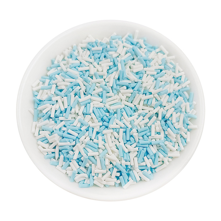 50g artificial soft clay long strip sugar granules packaging, food and play chocolate, handcrafted material, cream glue decorated soft clay granules pic 38