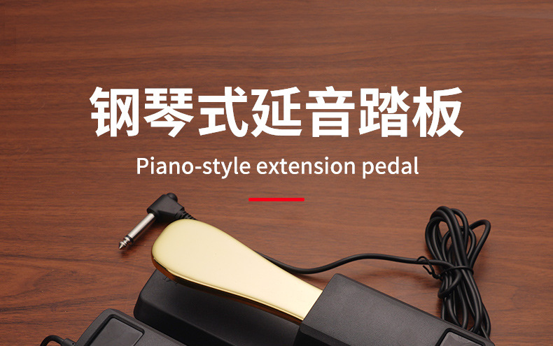 电子琴电钢琴延音踏板数码合成器开关金属脚踏板通用厂家直购详情1