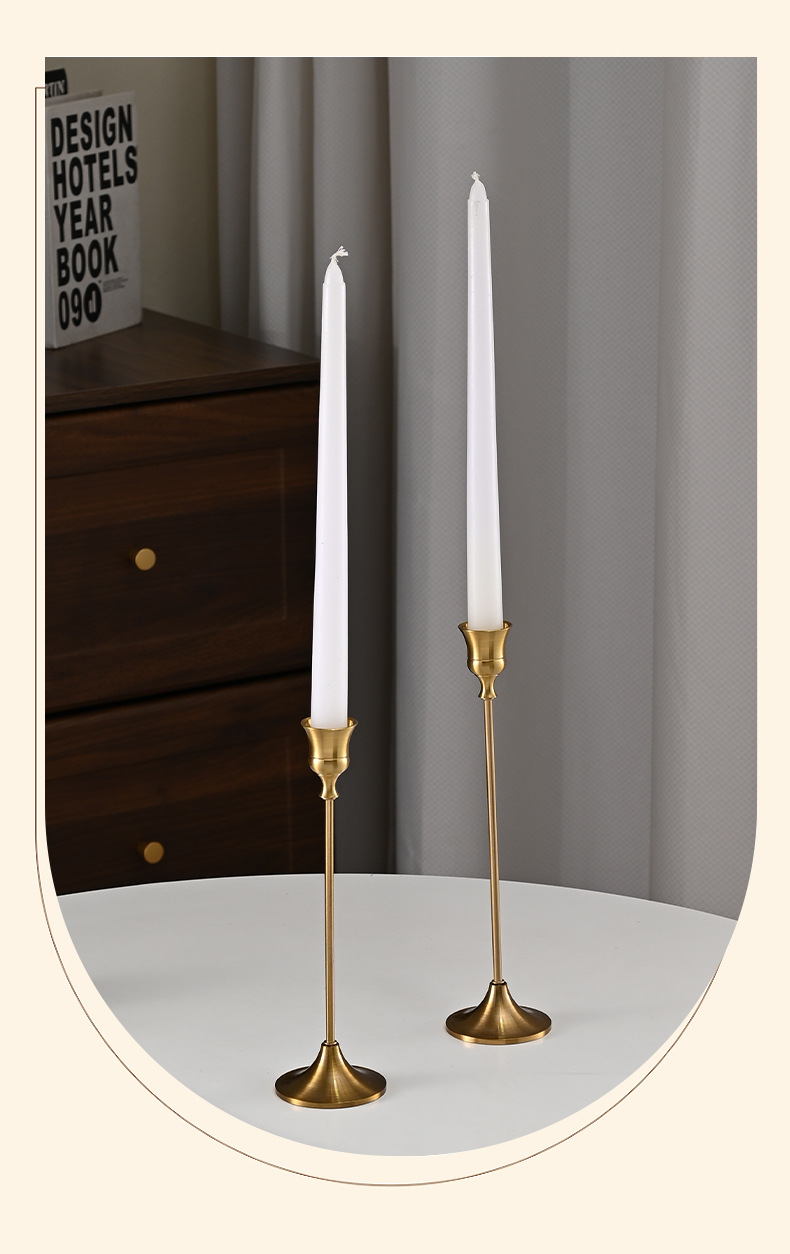 Light luxury style metal candlestick, candlelight dinner, single-head design, creative and romantic date. Direct supply from the manufacturer pic 8