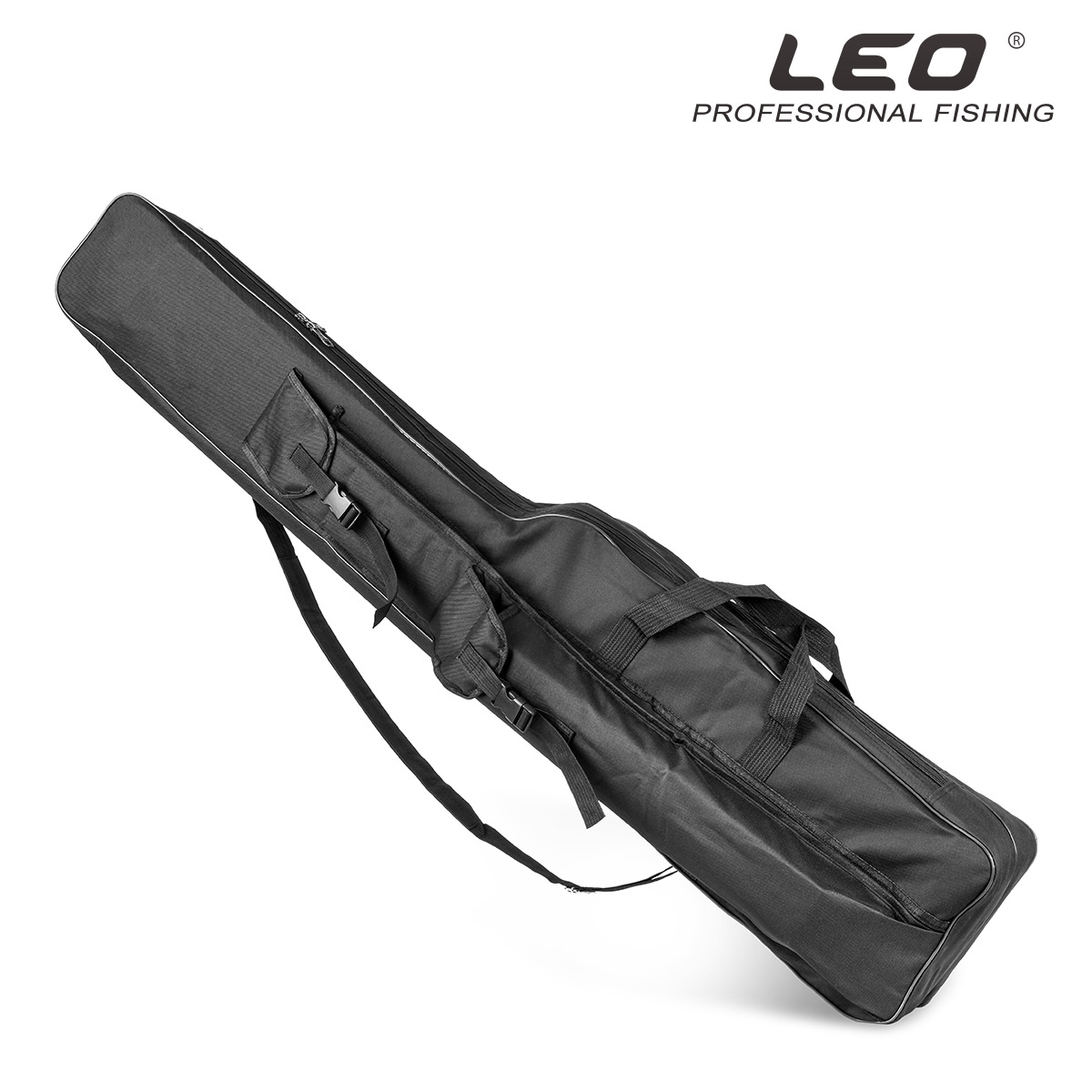 28064 LEO/ Leou [Double-Layer knife-shaped Large-belted Fishing Tackle Bag 1.3m] European-style reservoir fishing rod and sea rod Bag pic 16