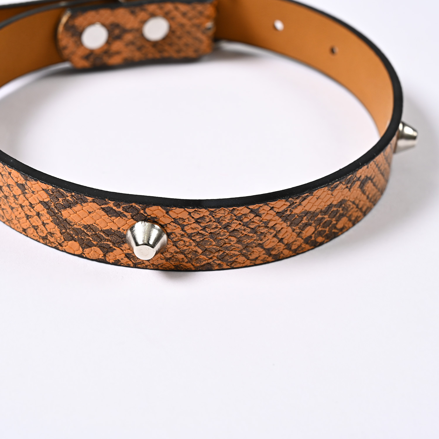 PU pet collar, leather flat, pet dog collar, alloy belt buckle, pet collar, dog neck cover manufacturer wholesale pic 13