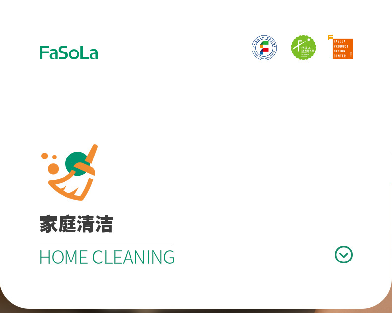 FaSoLa pot brush, household dish brush, long-handled stove, coconut palm cleaning brush, kitchen pot and dish washing magic tool, pot washing brush pic 1