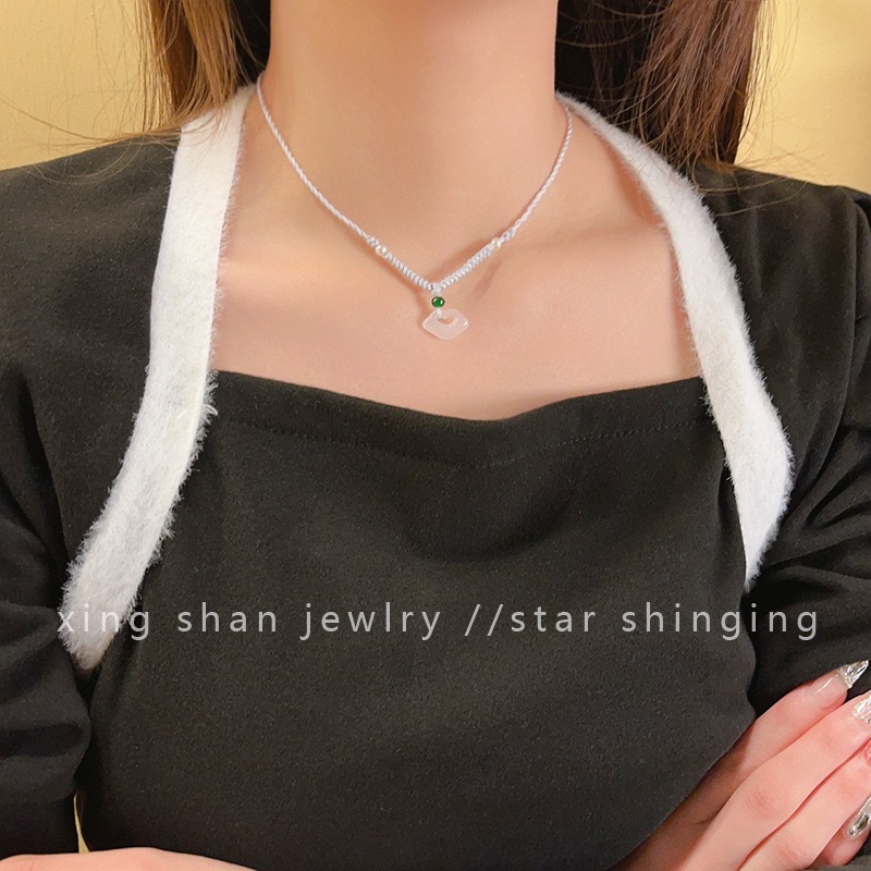This simple new Chinese-style retro Zen-inspired necklace is versatile and elegant. It features a niche ethnic collarbone chain with an ancient design sense as an accessory pic 31