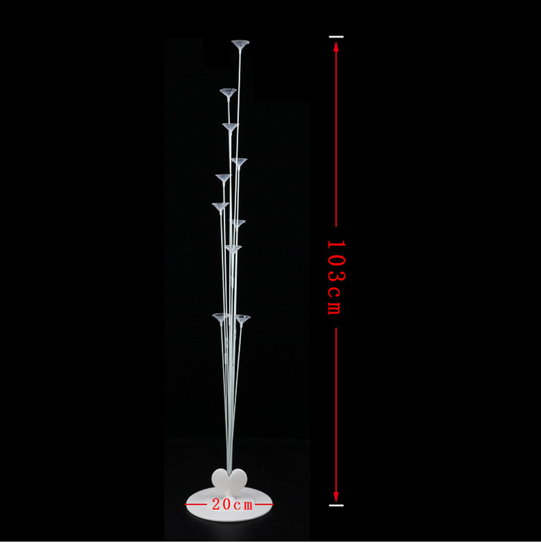 批发气球桌飘展示架套装婚庆生日派对装饰用品 新款11合1路引地飘详情12