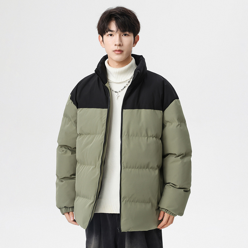 Cross-border M-8XL large-sized cotton-padded jacket for both men and women, winter custom thickened stand-up collar cotton-padded jacket, loose thickened cotton-padded jacket for men pic 6