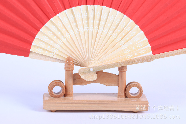 7寸空白折扇儿童绘画涂色纸扇白色彩色扇子幼儿园创意DIY手工材料详情29