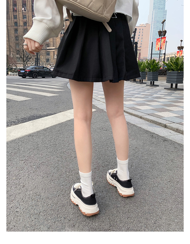【温州高品质】夏季百搭休闲厚底防滑浅口大头帆布鞋女2024新款详情26