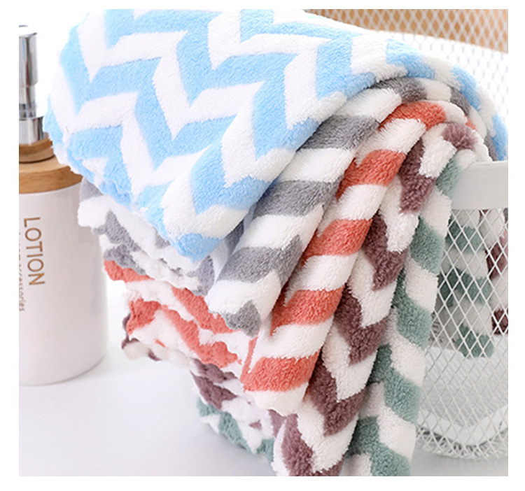 [LOVELY HOME] [hold ja] wholesale coral fleece wheel spike square toalla absorbente de cocina paño suave para niños de kindergarten wipe hand toalla pic 15
