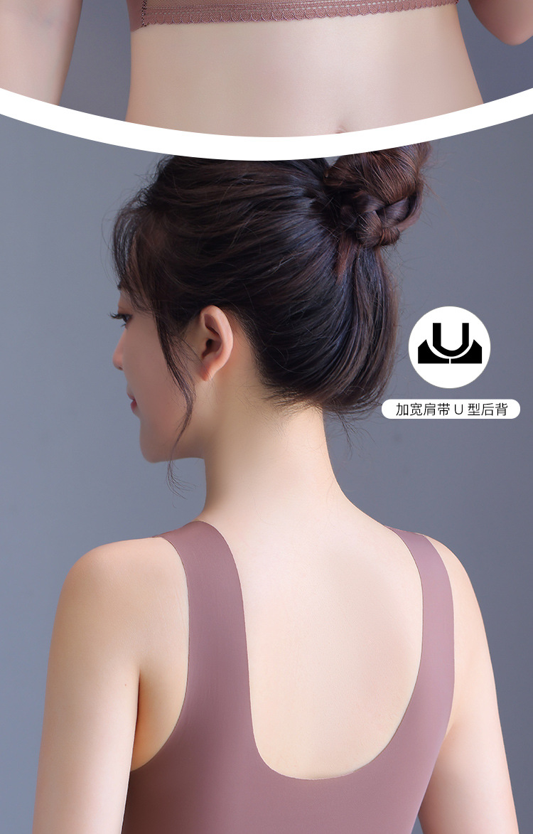 Direct sales from the manufacturer of the 2022 new large-sized latex beauty back bra without underwire, gathering fat mm200 pounds bra pic 10