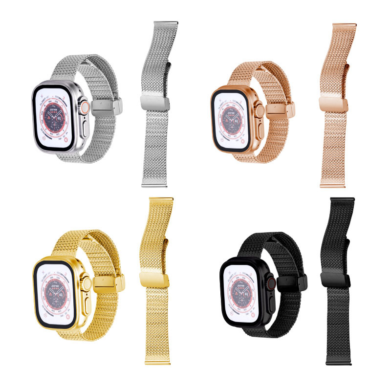 Applicable for iwatch straps, Samsung, Huawei GT3 three-pearl apple straps, and apple watch8 three-pearl watch straps pic 2