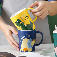 Cartoon rocket Planet mug, creative space astronaut water cup, large-capacity coffee cup gift box, ceramic cup pic 11