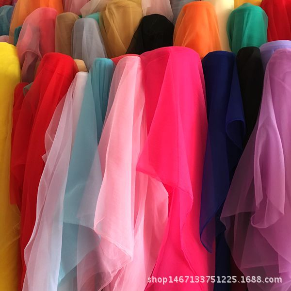 Polyester mesh fabric for clothing, accessories, scarves, various drawstrings, gifts, bags, decorative fabrics, bubble gauze pic 7