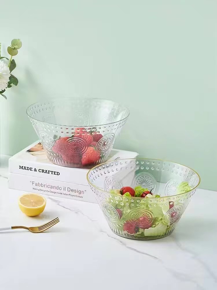 Домашняя прозрачная фруктовая чаша из миски для салата pic 4