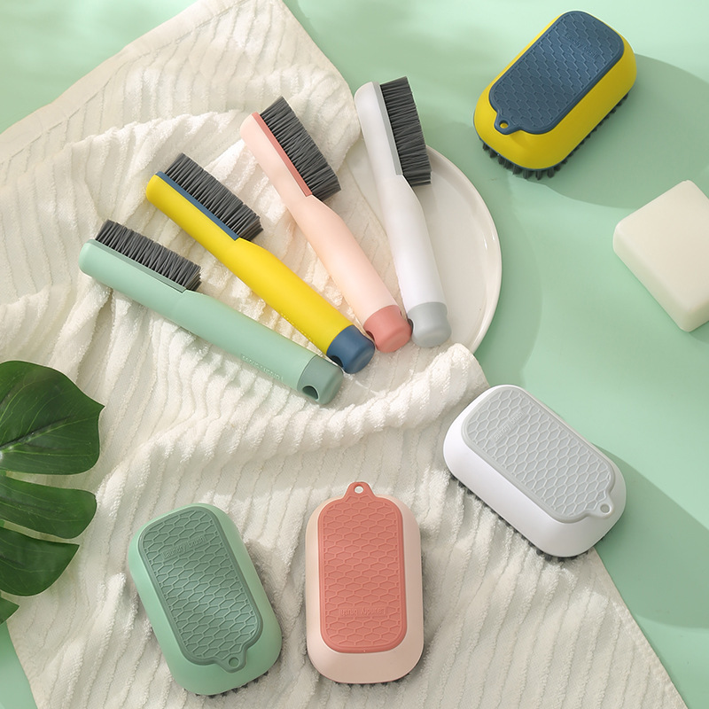 新品家用洗衣刷洗鞋刷密毛刷裤子刷地垫清洁刷长柄鞋刷家居玩具刷详情4