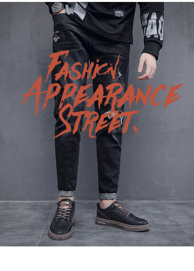 男鞋春季新款透气小白鞋子男学生潮流百搭布鞋运动休闲板鞋子潮鞋详情4