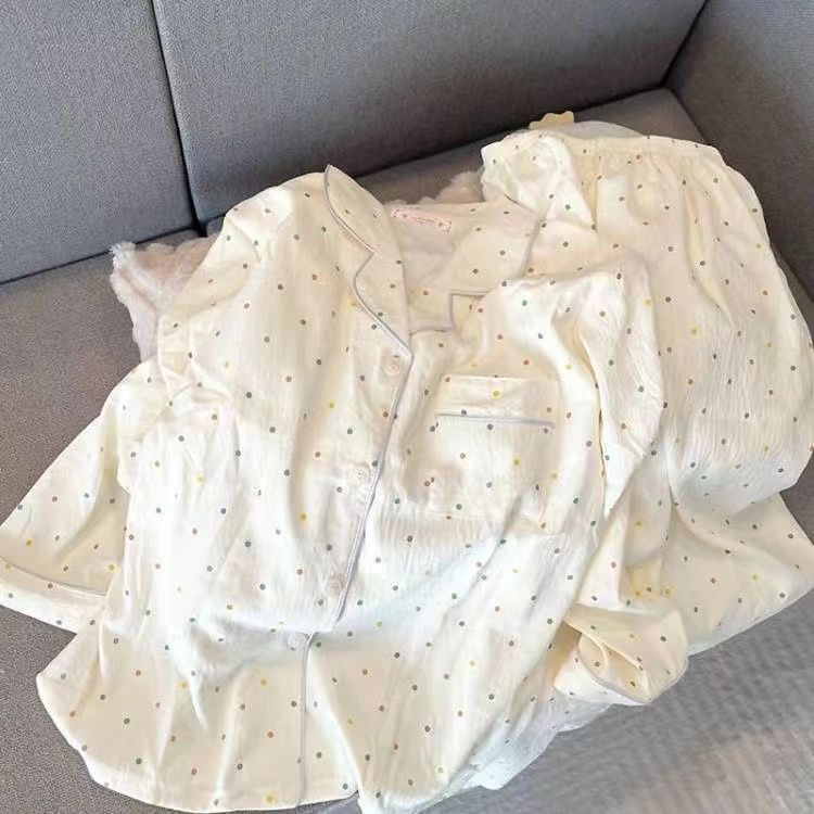 云朵棉睡衣女春秋季新款可爱卡通长袖长裤甜美宽松休闲家居服套装详情23