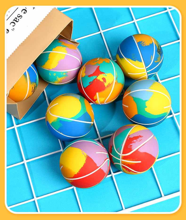 空心高弹力球儿童橡胶减压室内静音仿真皮球学生玩具球批发厂家详情12