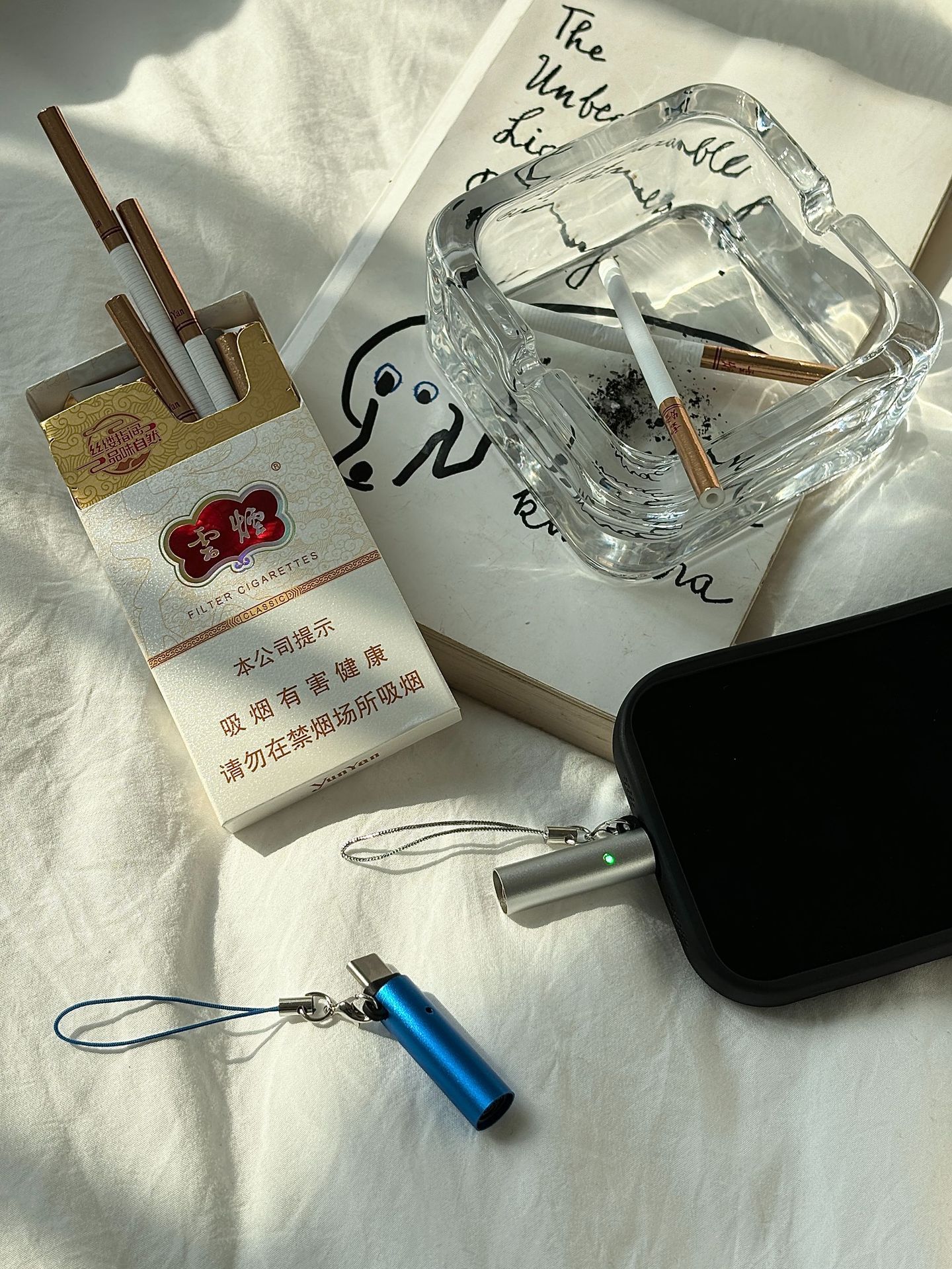 合金材质吹气振动防风TYPE-C手机点烟器便携迷你点火器即插即用详情43