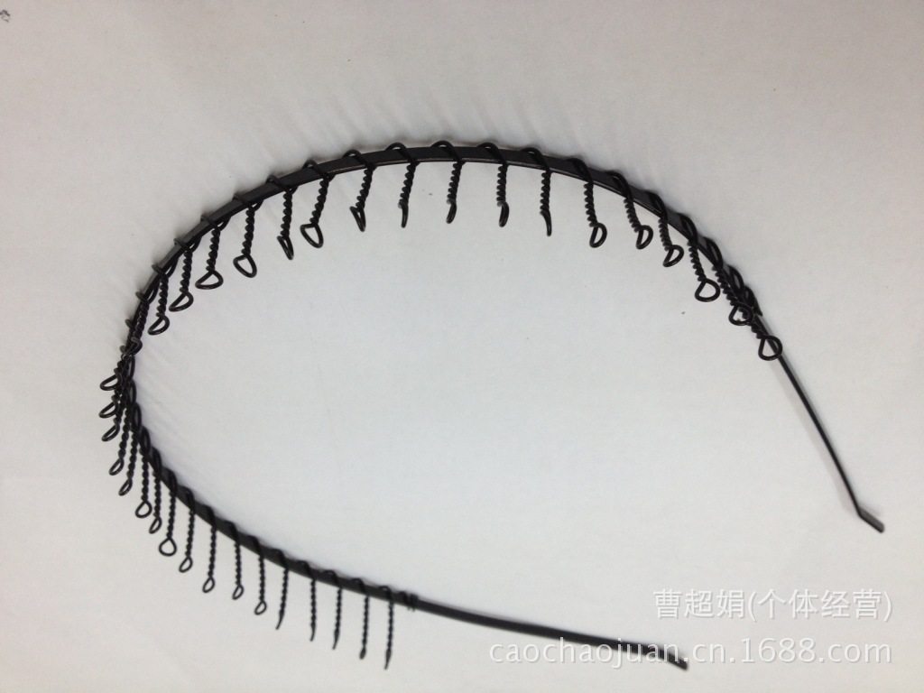 Korean diy handcrafted iron hair comb headwear, new comb base comb, 30-tooth insert comb wholesale factory supply pic 7