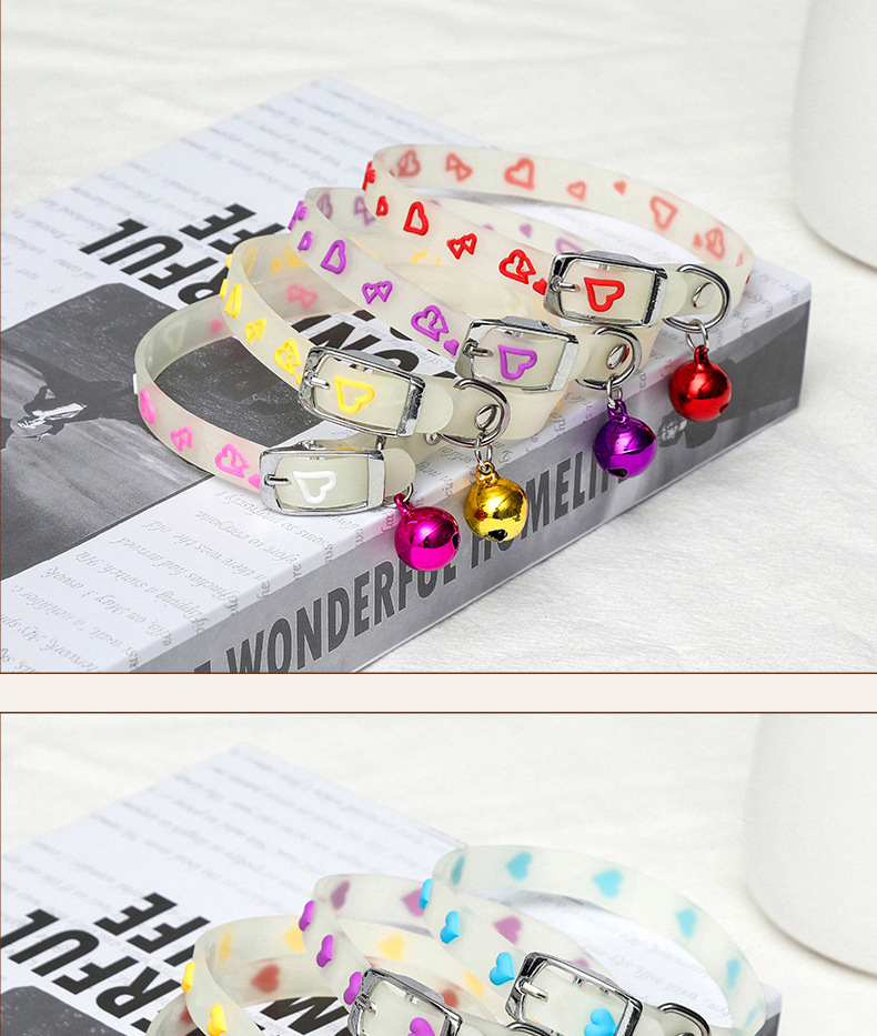 The manufacturer has a new type of fluorescent silicone collar in stock. It is a luminous collar for cats and dogs to prevent loss during night outings. It is available for self-pickup only pic 14