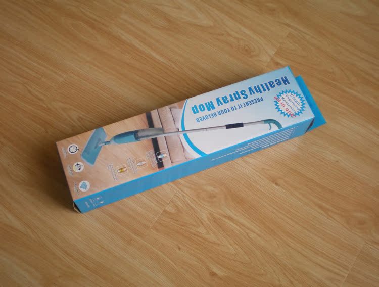 Factory wholesale water-spraying mops, lazy household flat mops, 360-degree rotating spray mops pic 20