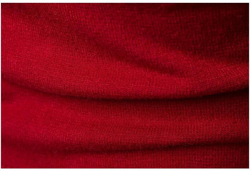 High-neck sweater for men, Korean-style slim-fit sweater, lapel woolen sweater for men, thick base knitted sweater for export pic 34