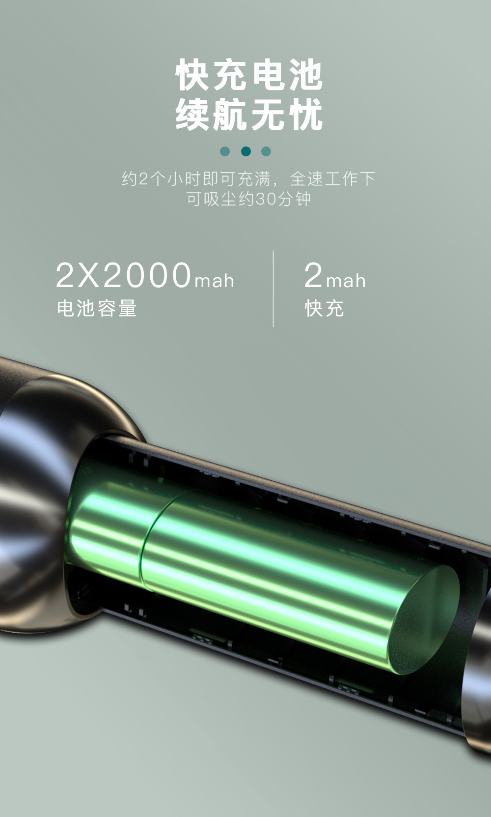 新款分离式车载吸尘器超高颜值大吸力车家两用大功率跨境吸尘器详情12
