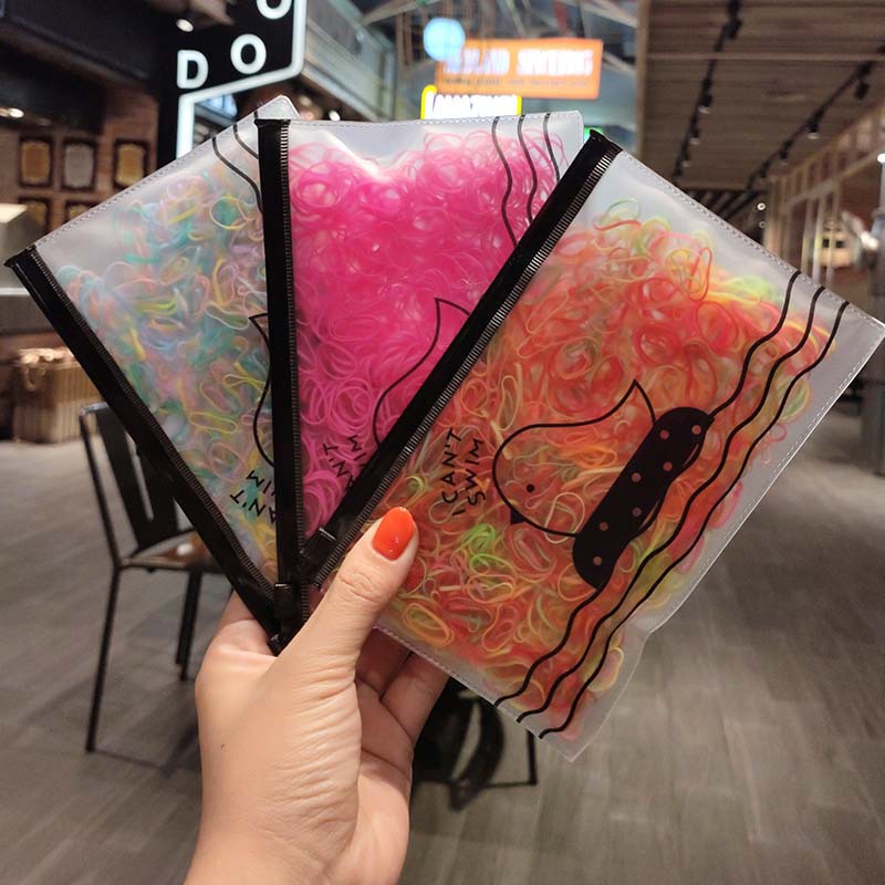 婴幼儿扎头皮筋女童宝宝弹性好不伤发毛巾圈发绳儿童可爱耐用头绳详情8