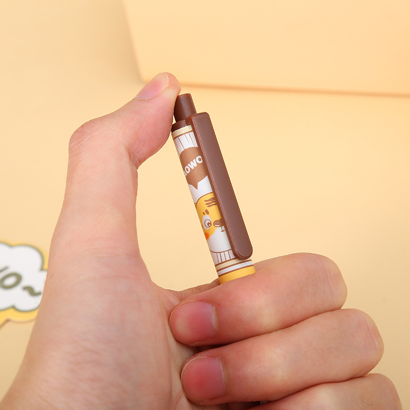 中帆ZF2681插画师联名款AOWO虎阿五低重心st头刷题笔按动中性笔详情3