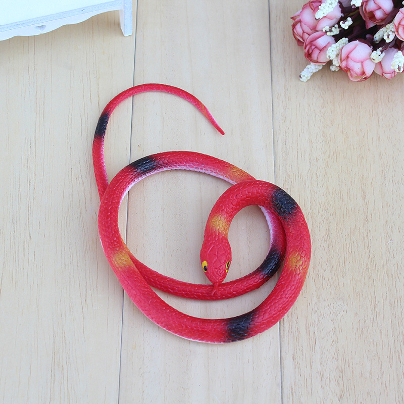 整蛊蛇 稀奇古怪软胶蛇 整人玩具恶搞假蛇 橡胶蛇批发详情12