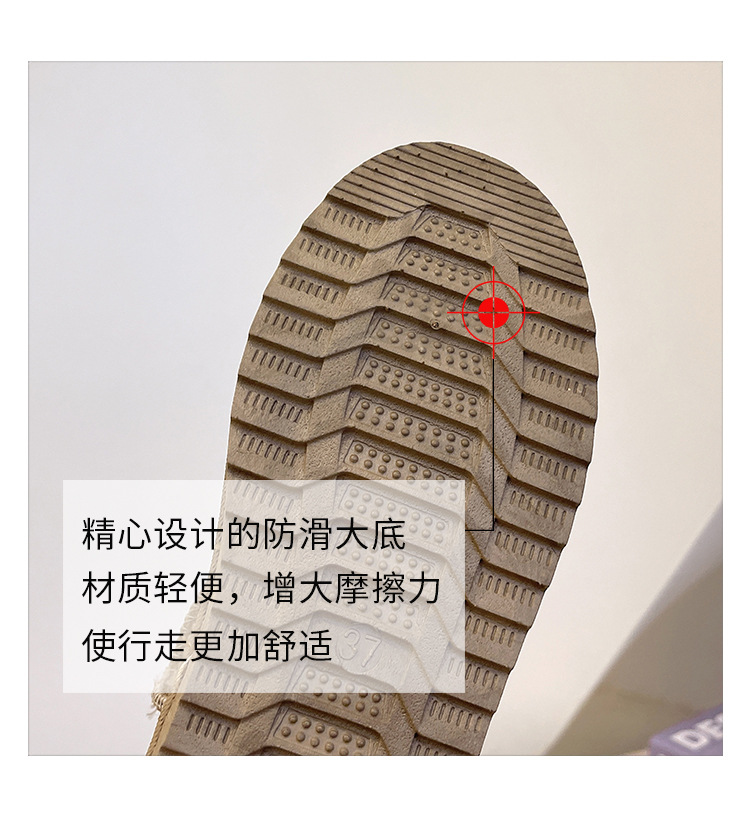 雪地鞋大码外贸冬季新款平底短筒东北棉鞋男加绒加厚保暖雪地靴女详情9