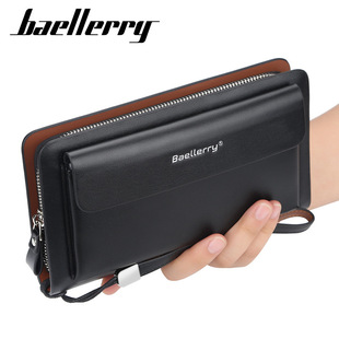 baellerry钱包男士长款韩版青年大容量手拿包拉链多功能手包批发详情4