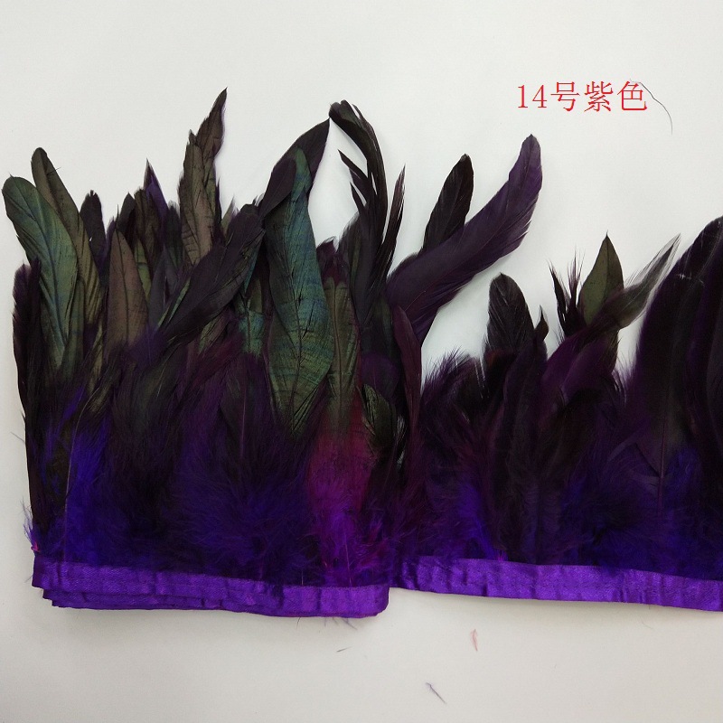 Feather fabric straps, fabric edges, clothing accessories, woolen strips, diy landscape decoration handicrafts and accessories from the manufacturer pic 15