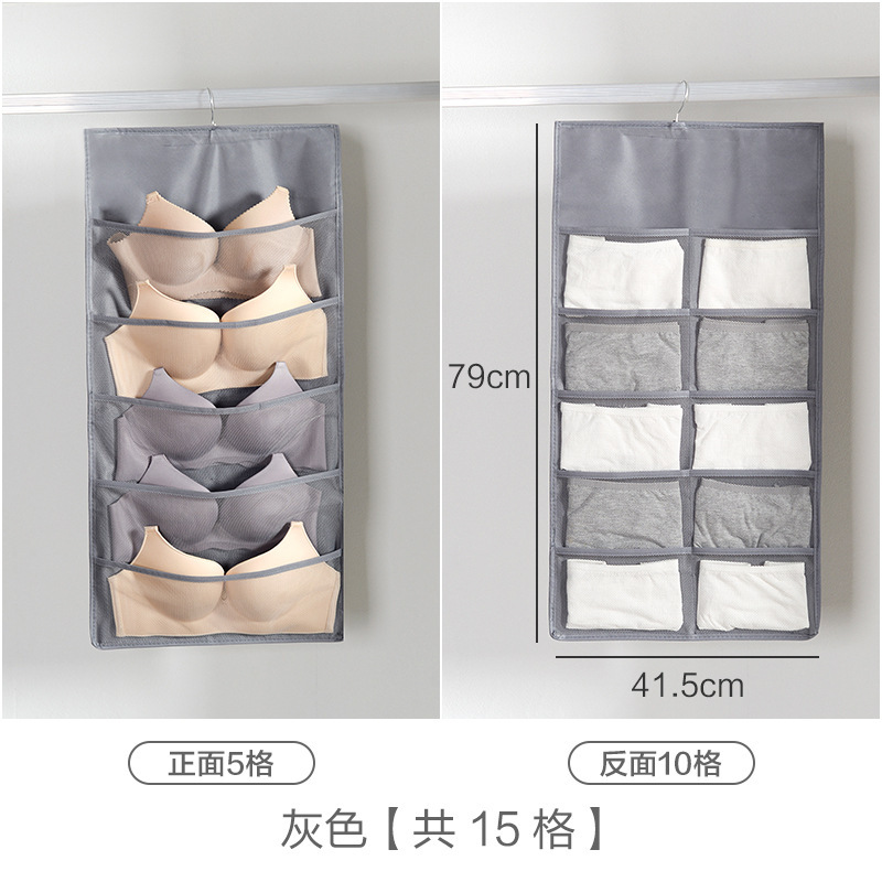 Hanging clothes storage bag pic 4