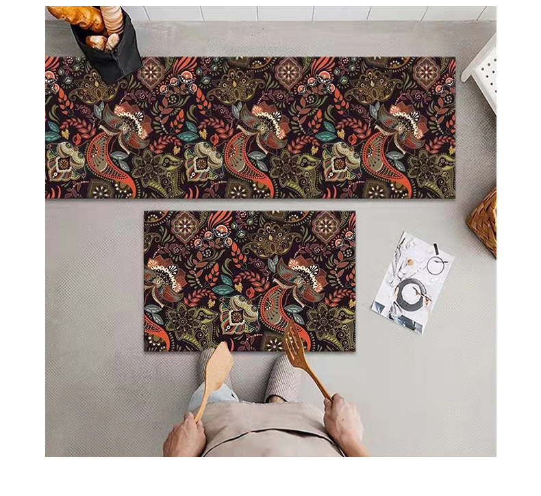 北欧厨房垫,地毯地垫,耐磨地垫,吸水吸油地垫