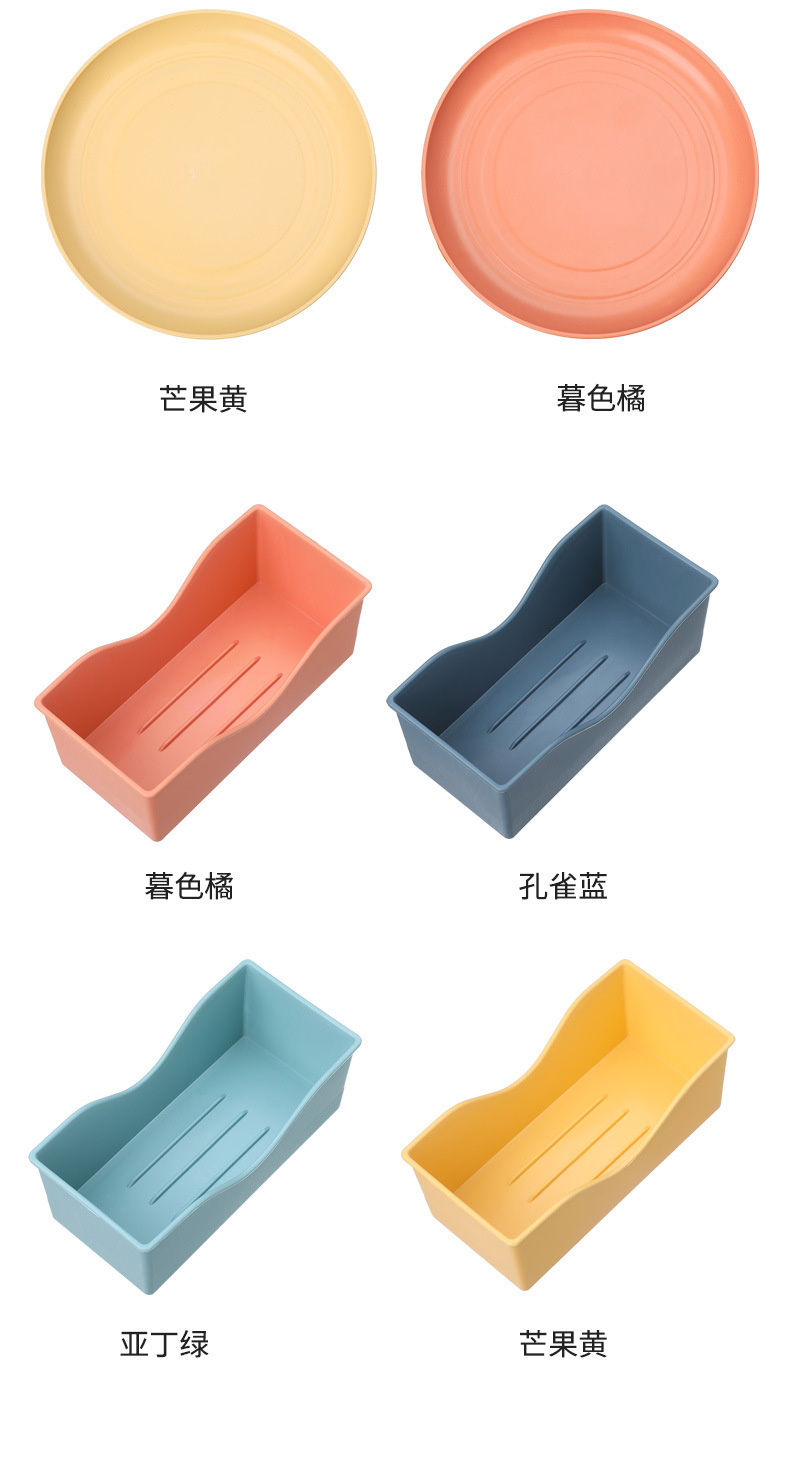 Bone-spitting plate, 6-inch household small plate, pickled vegetable plate, plastic snack cake plate, table garbage plate pic 6