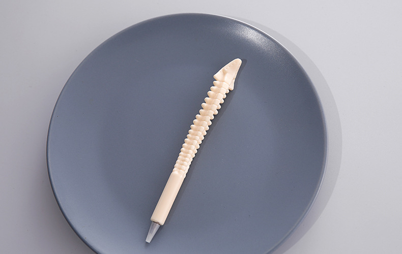 C Cross-border Exclusive bone Ballpoint pens, creative and personalized black signature pens, new and unique stationery items, funny bones pic 10