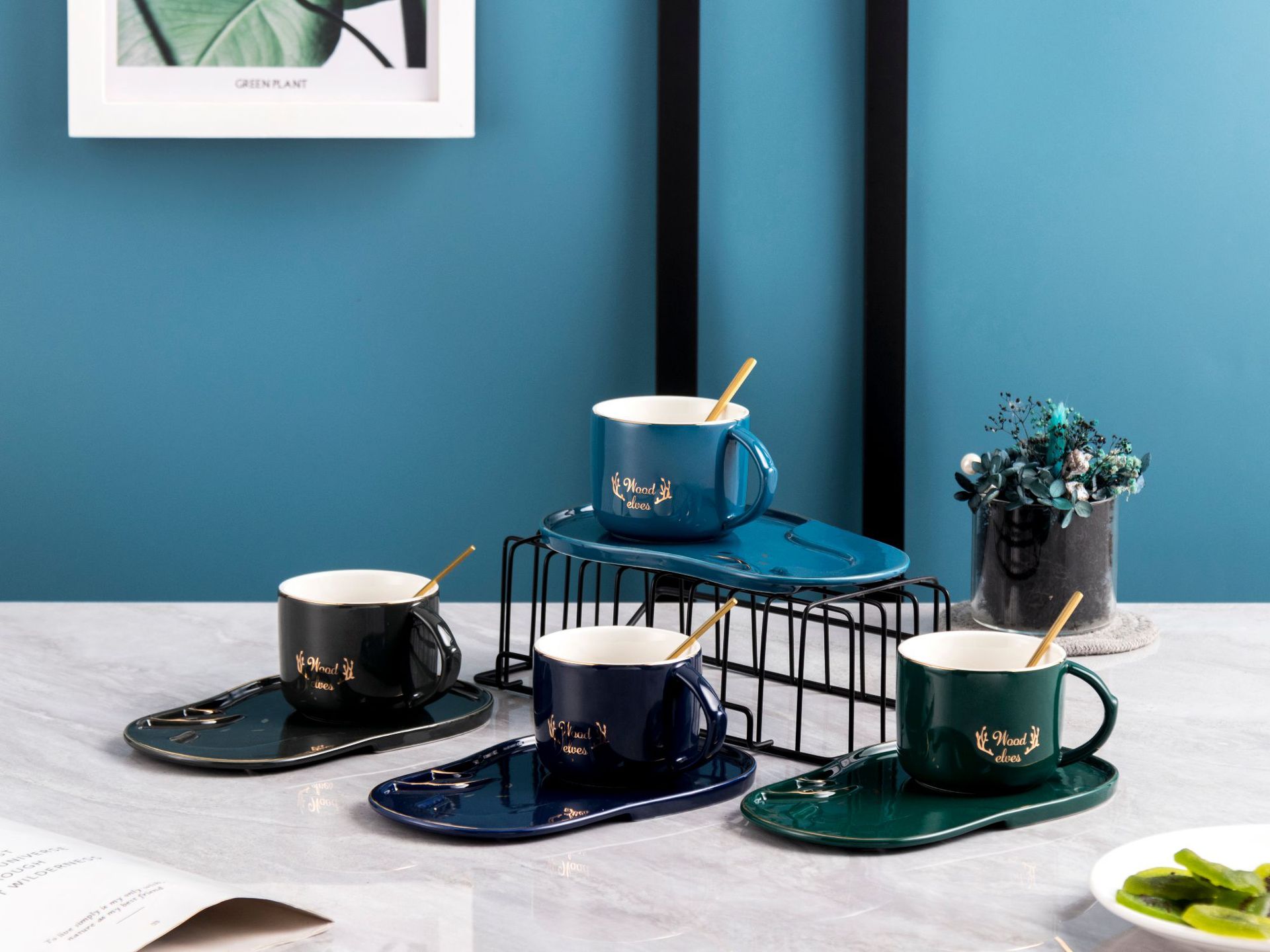 创意小精致下午茶茶杯陶瓷咖啡杯杯盘套装欧式高颜值家用茶具详情9