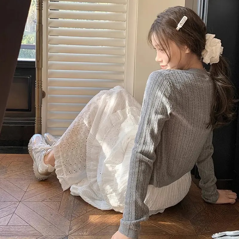 软底德训鞋女2025年新款春夏季厚底蕾丝珍珠休闲百搭阿甘鞋运动鞋详情15