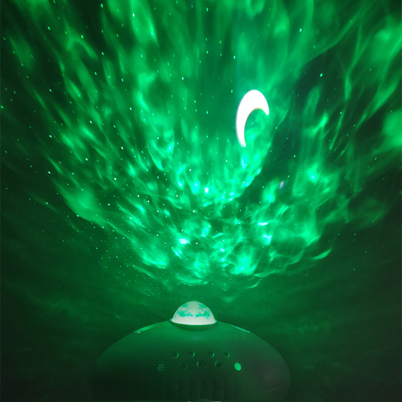 LED rugby USB music starry sky light water ripple star moon Bluetooth ambient light strip remote control rotating laser pic 12