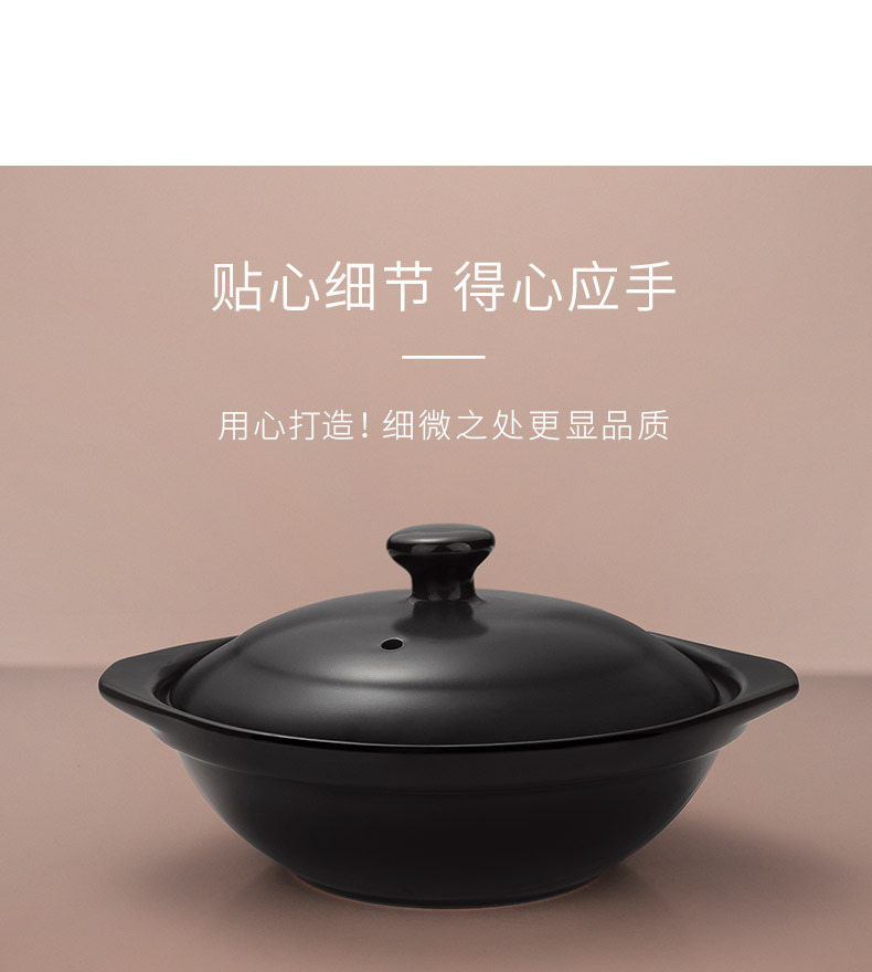 Korean stone pot bibimbap dry pot Korean ceramic pot commercial braised chicken clay pot 煲仔饭 clay pot high-temperature resistant earthenware pot pic 22